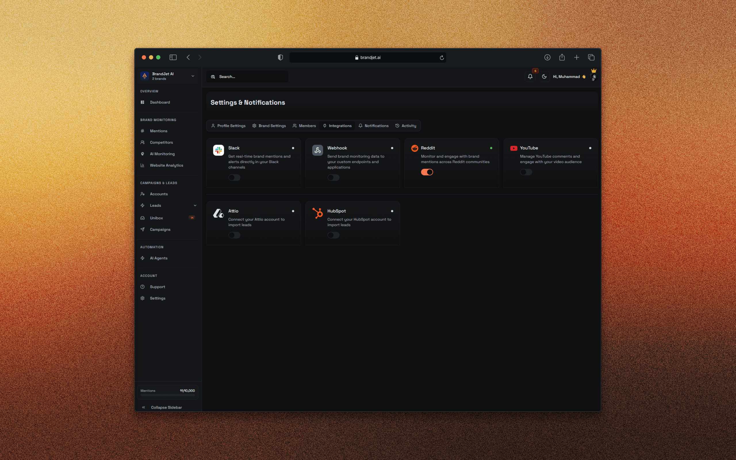 Integrations