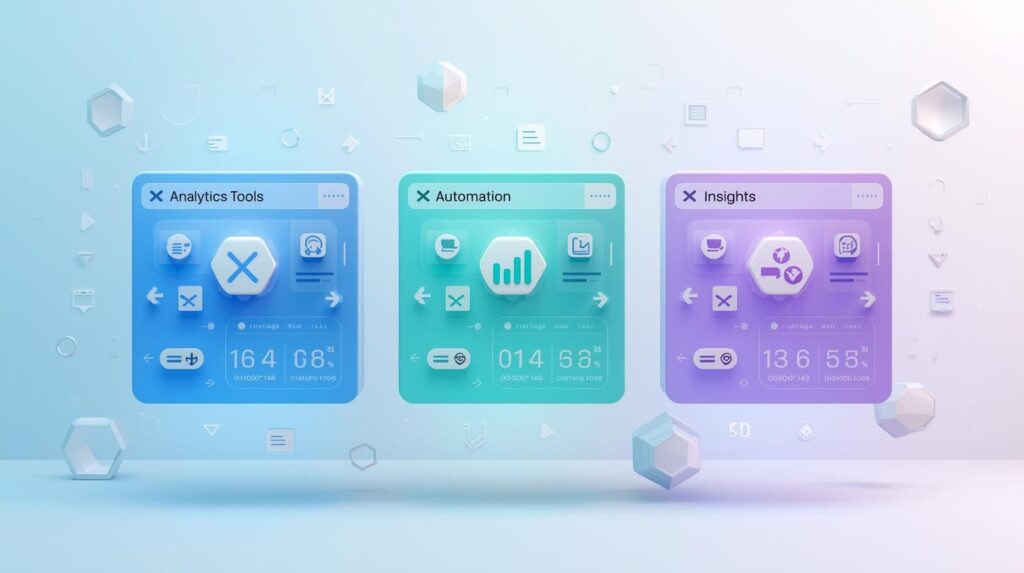 A clean, minimal interface design showing a "Unified Inbox" window on the left with a list of messages, connected by flow lines to detailed user profile cards on the right.