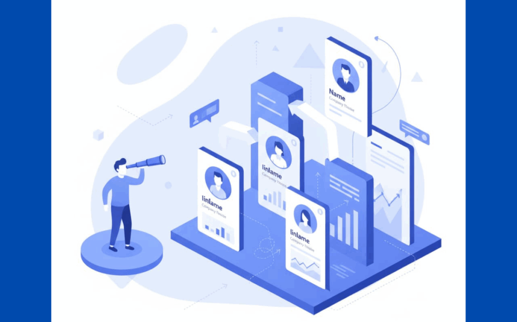 [LinkedIn competitor monitoring tactics]: Visualizing competitor data and user profiles to gain strategic insights.