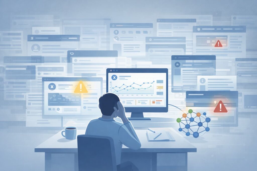 Analytics view showing BrandJet review monitoring features tracking sentiment and alerts across platforms