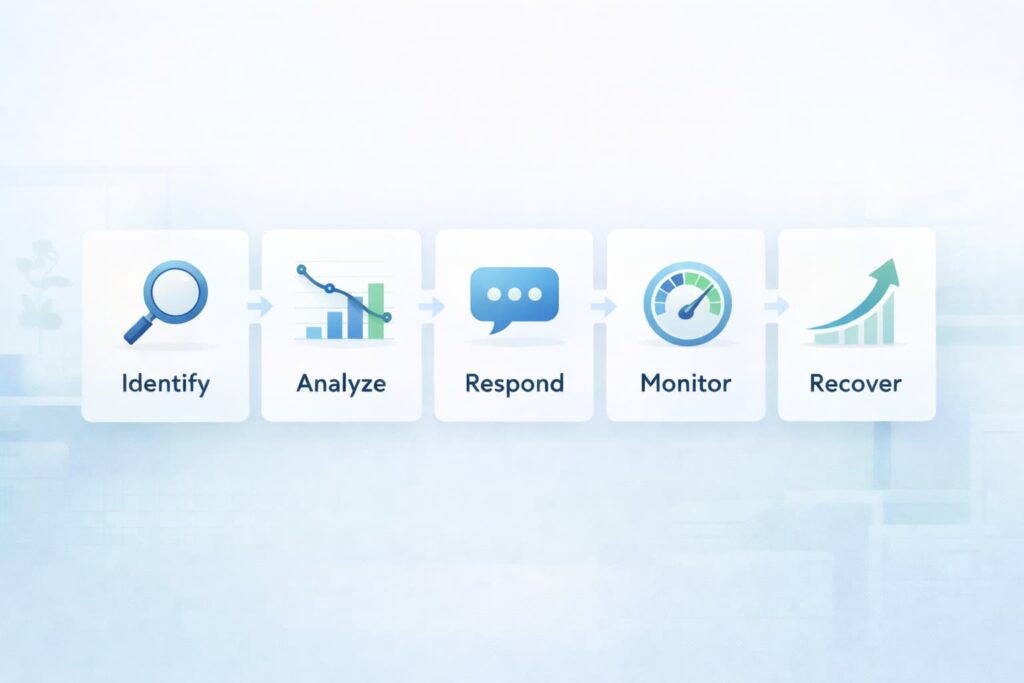 How to Detect Brand Crises Early through a step-by-step process from identifying risks to monitoring and recovery