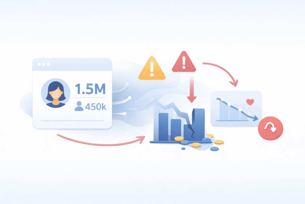 Identify Fake Influencer Followers by spotting fraud risks, declining results, and misleading follower numbers