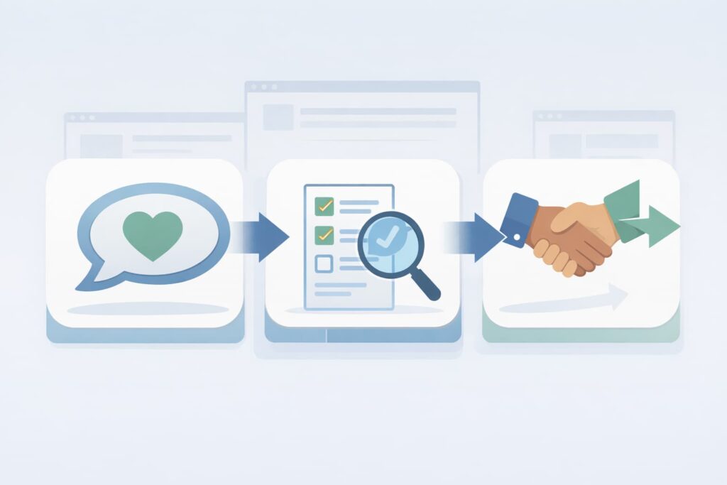 When to Respond to Negative Reviews illustrated with calm replies, issue review, and problem resolution