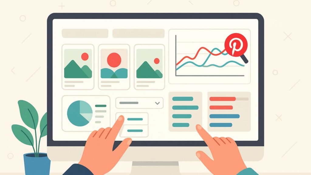 pinterest analytics for outreach campaigns 3 Screen displaying pinterest analytics for outreach campaigns with top pins, charts, and audience metrics.