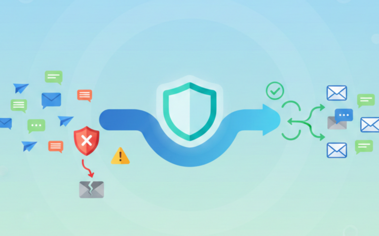 Protect against online threats with this digital security illustration for campaign season.