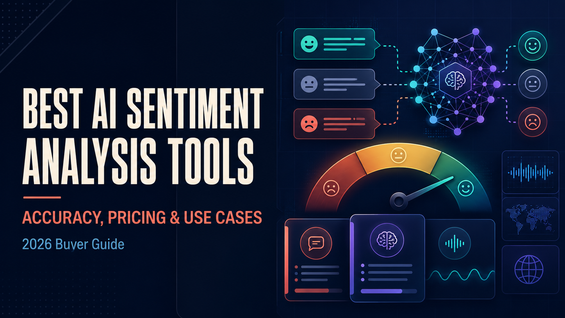 Comparison of AI sentiment analysis tools for brands and customer feedback