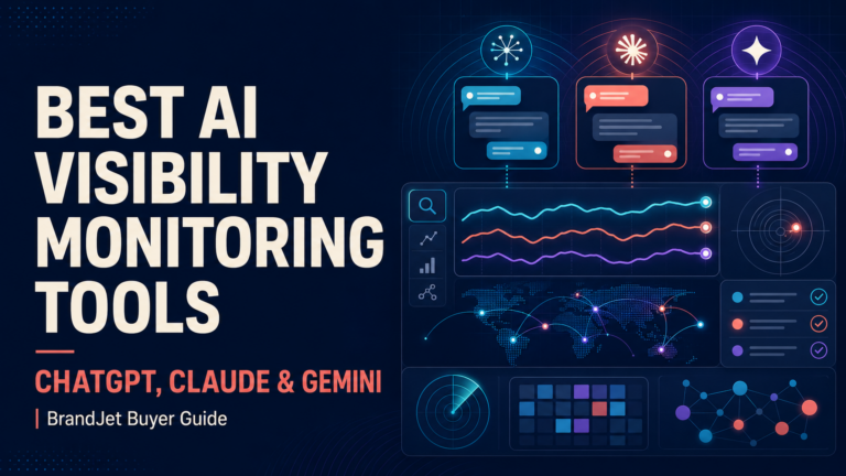 AI visibility monitoring tools for tracking ChatGPT, Claude, and Gemini
