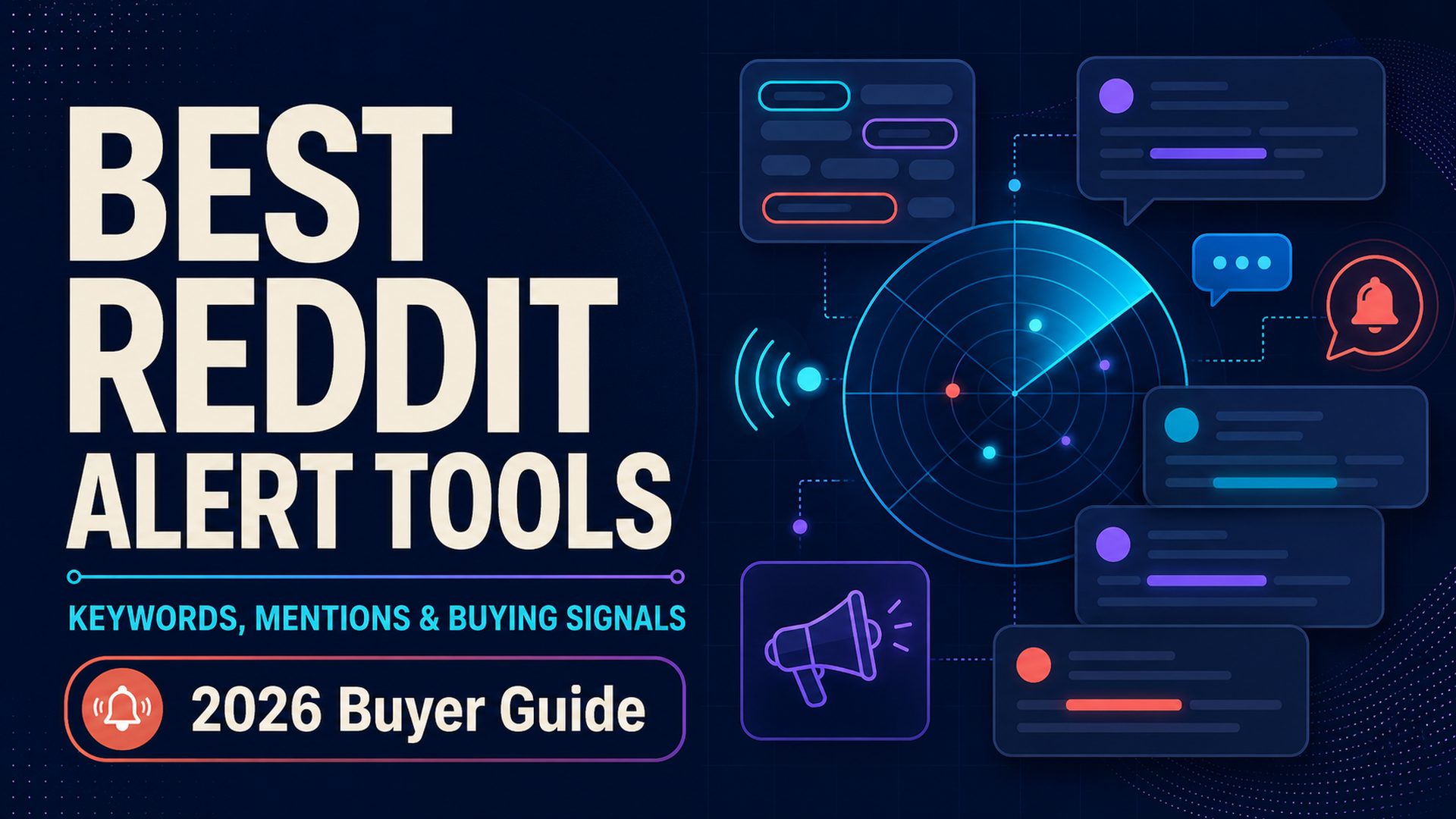 Reddit alert tools for monitoring keywords, mentions, and buying signals